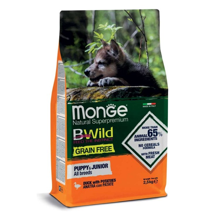 MONGE BWILD GF CACHORRO ANA-PA2,5KG