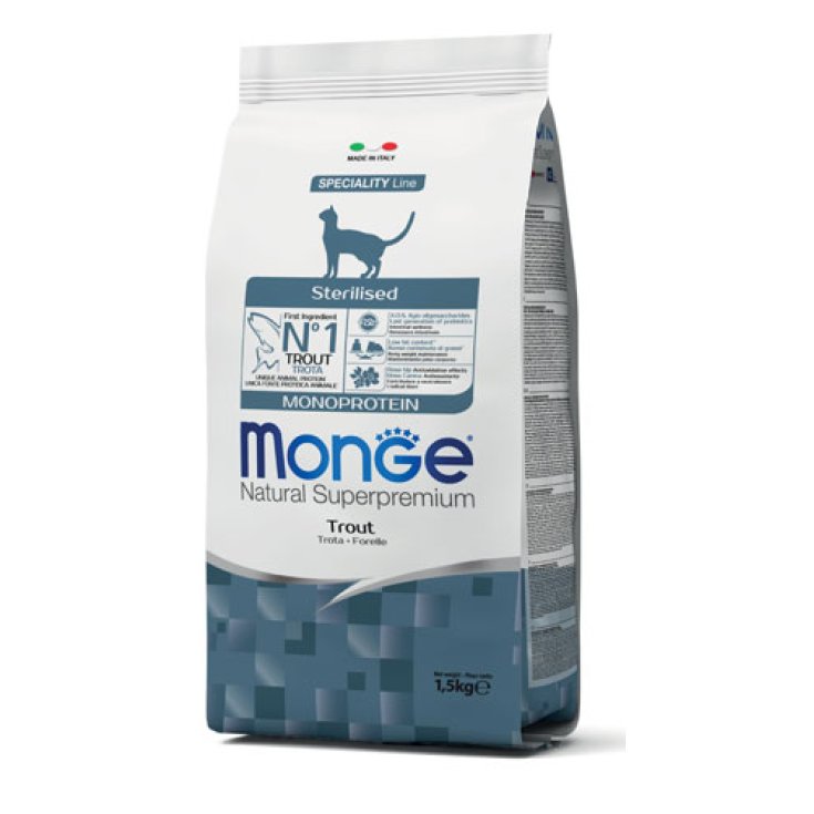 MONGE CAT STER MONO TRUCHA 1,5KG