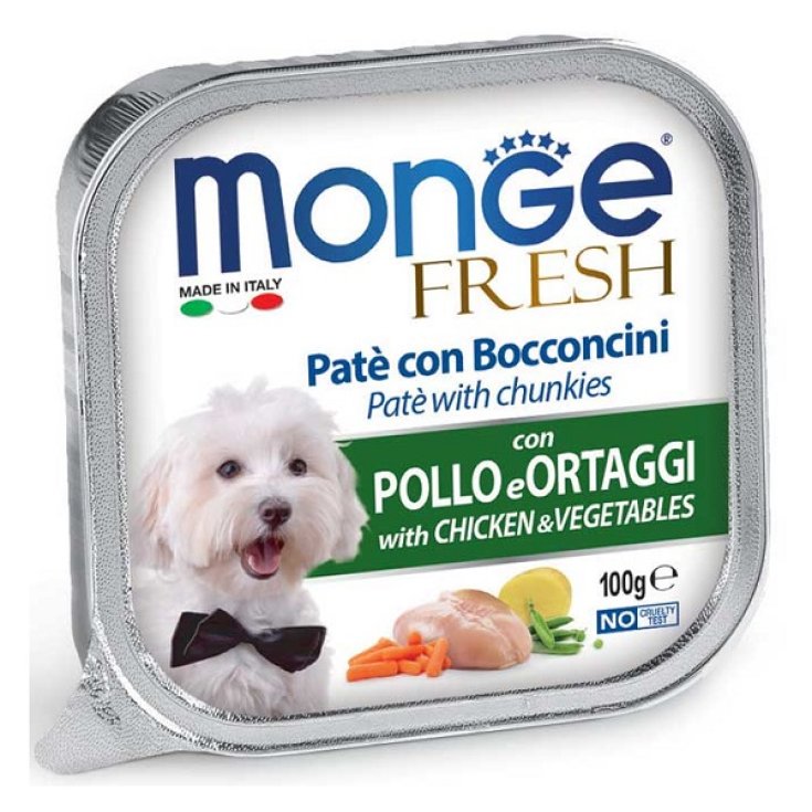 MONGE POLLO FRESCO/VERDURAS 100G