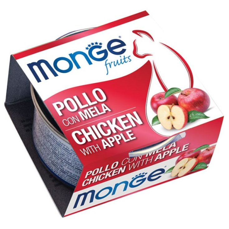 POLLO FRUTAS MONGE CON MANZANA 80G