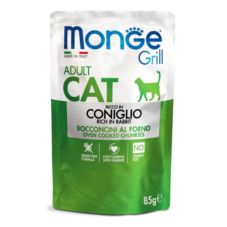 MONGE GRILL CONEJO ADULTO 85G