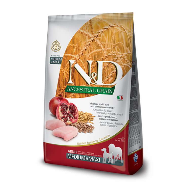 N&D PERRO POLLO&POM AD M/M12KG