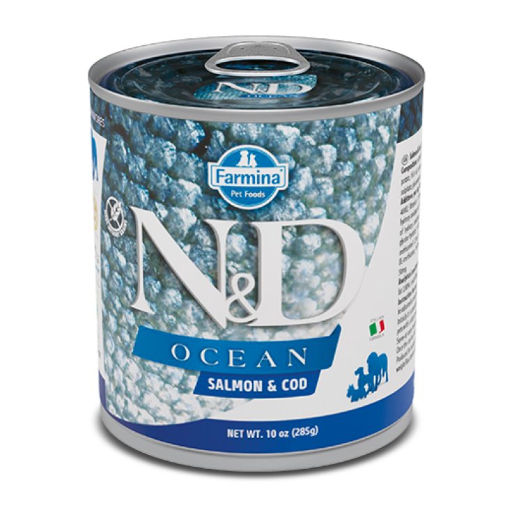 N&D DOG OCEAN SALMÓN&BACALAO 285G