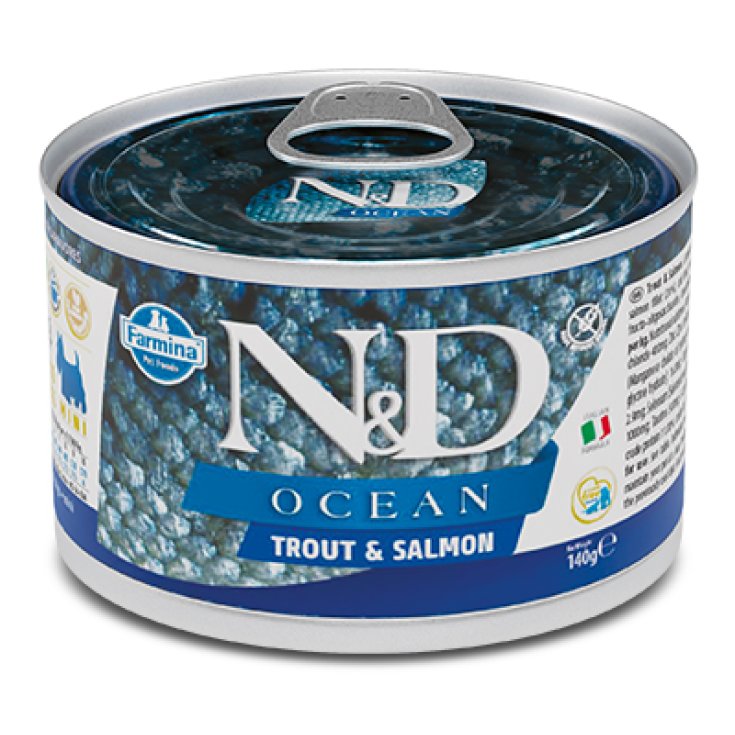 N&D DOG TRUCHA Y SALMÓN OCÉANO 140G