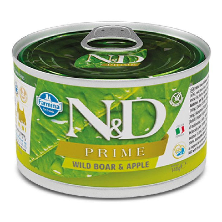 N&D DOG PRIME JABALÍ Y MANZANA 140G