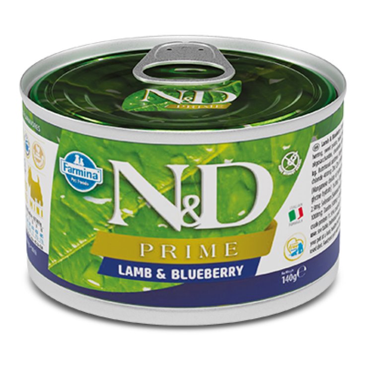 N&D DOG PRIME CORDERO&BLUEBER140G