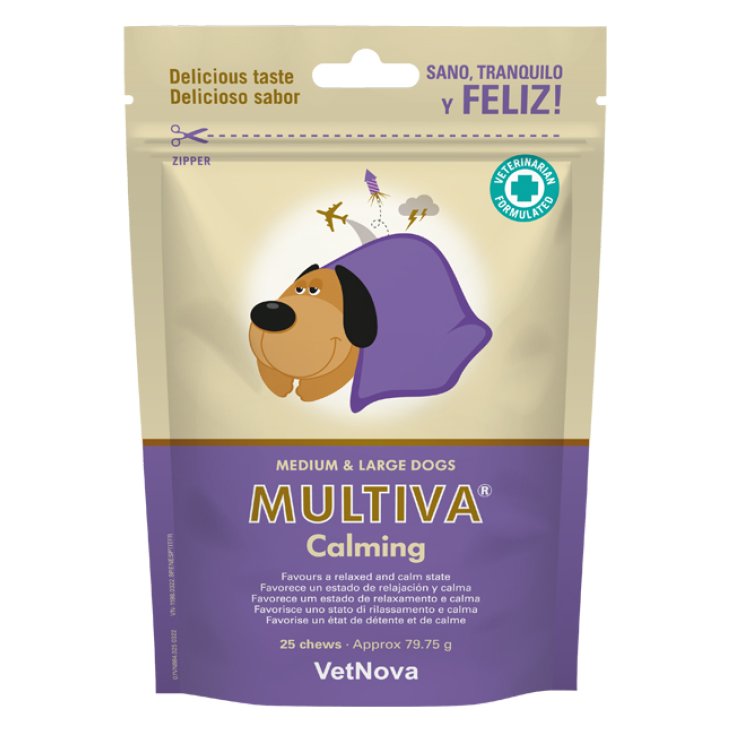 MULTIVA CALMING PERRO M/L 25CHEW