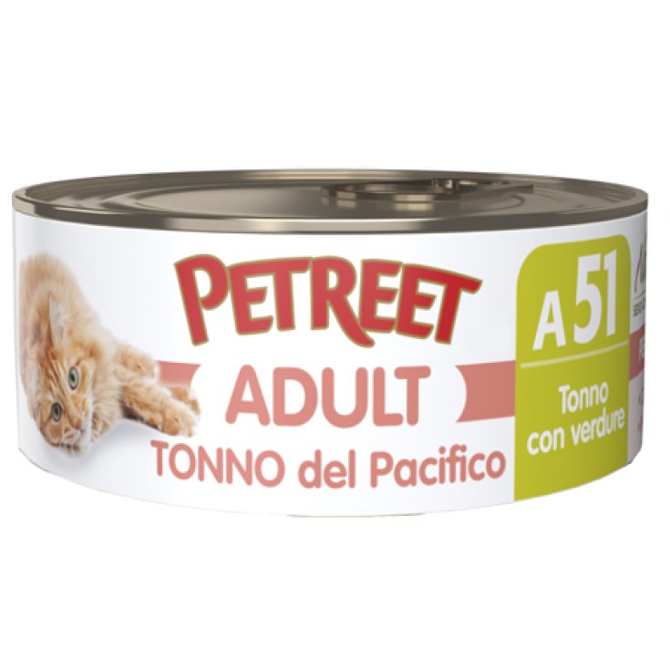 PETREET ATÚN DEL PACÍFICO+VERDURAS