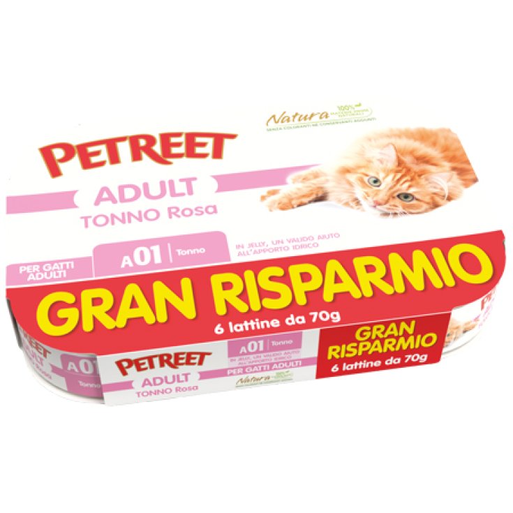 PETREET ATUN ROSADO 6X70G