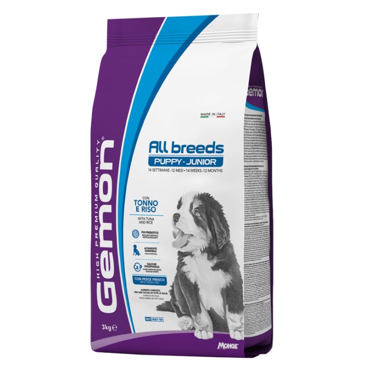 GEMON AB CACHORRO ARROZ CON ATUN 3KG