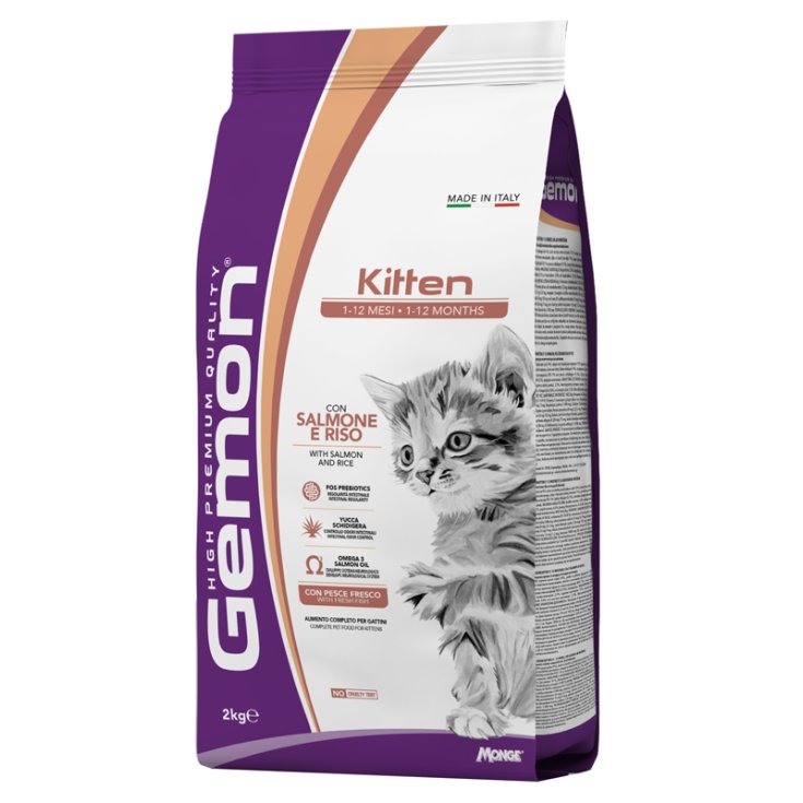 ARROZ CON SALMÓN GEMON KITTEN 2KG