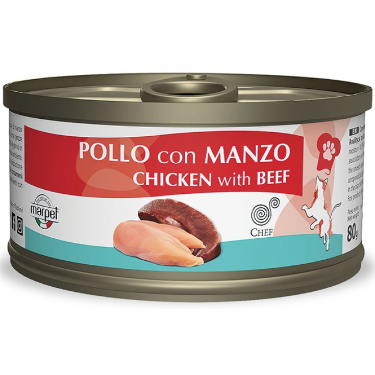 POLLO CHEF CON TERNERA 80G