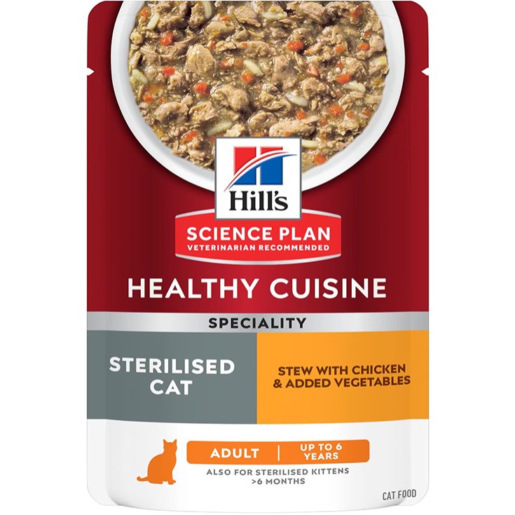 SP FELINE AD HC STER POLLO 80G