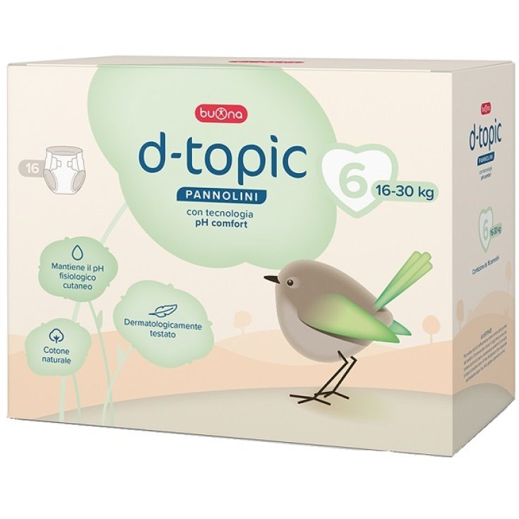d-topic Tg.6&nbsp;Pannolini 16 Pezzi