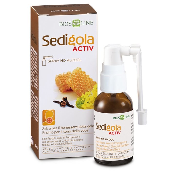 Sedigola Activ Spray Apix Propoli Bios Line 30ml
