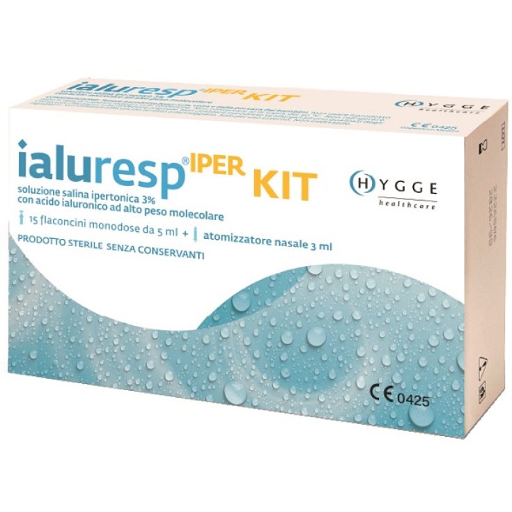 Ialuresp Iper Kit 15 Flaconcini + Atomizzatore Nasale