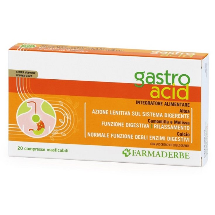 gastro acid FARMADERBE 20 Compresse Masticabili