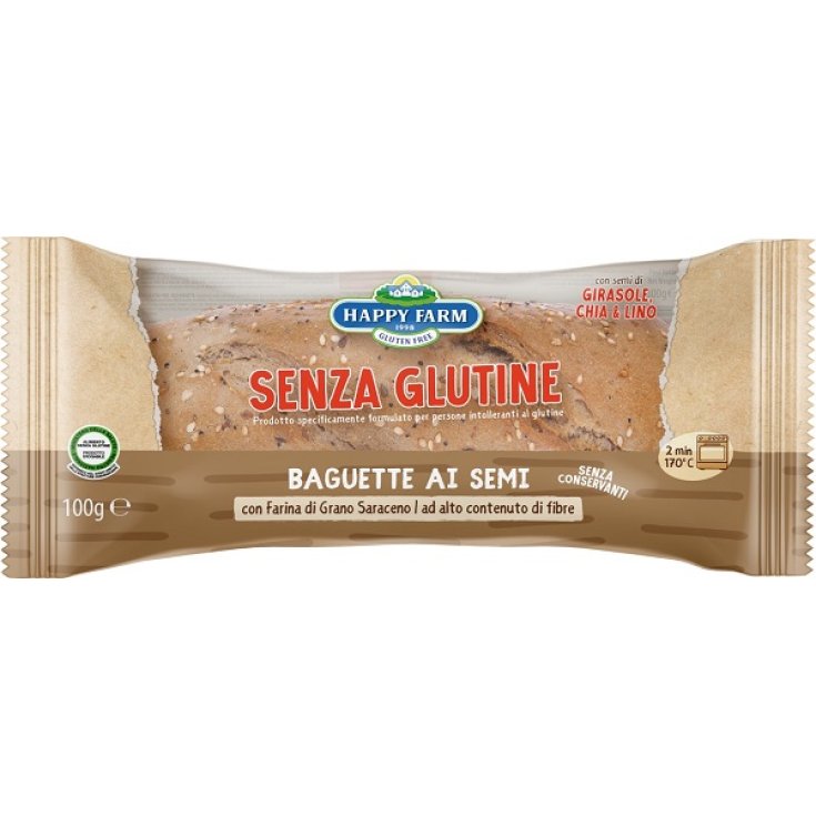 Baguette Scura ai Semi Happy Farm 100g