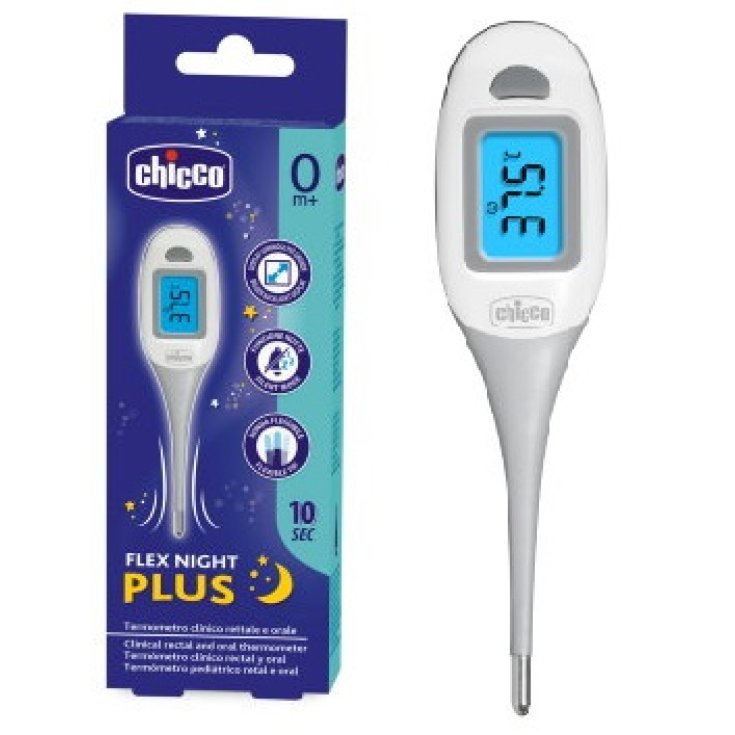 Chicco Termometro Digitale Flex Night Plus Misurazione Febbre