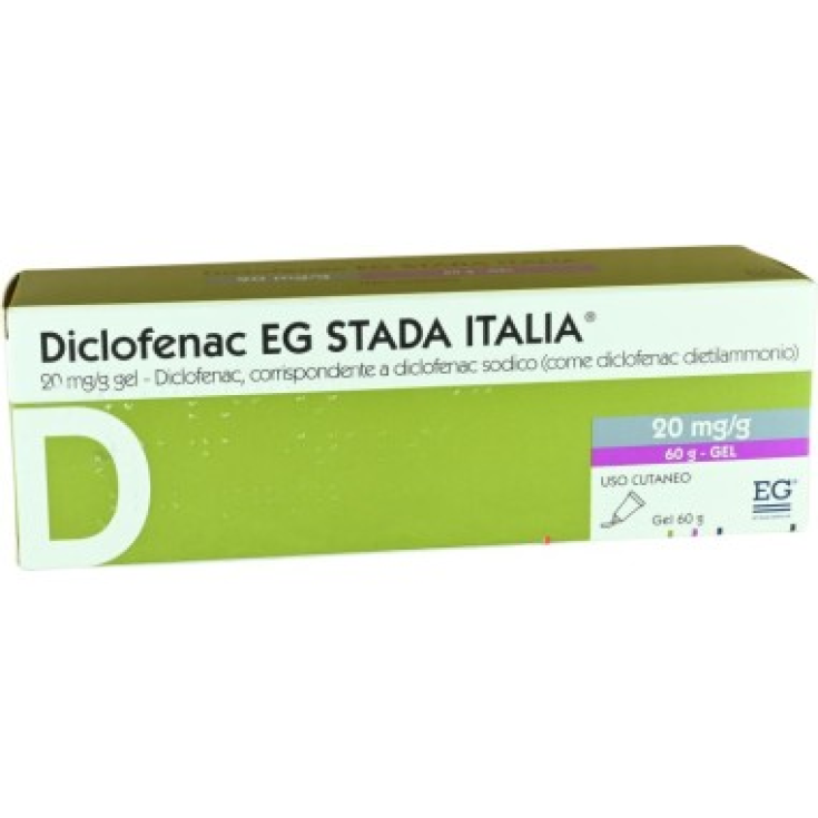 DICLOFENACO EG*GEL 60G 20MG/G