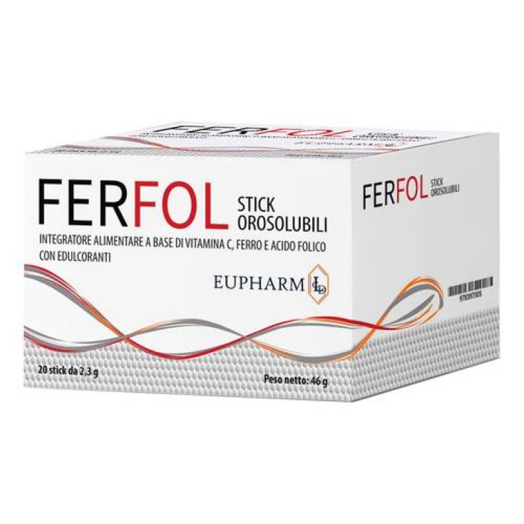 Ferfol Eupharm 20 Sticks Orosolubles de 2,3g