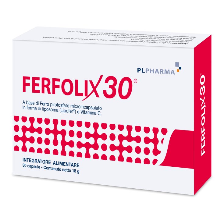 Ferfolix® 30 PL Pharma 30 Cápsulas