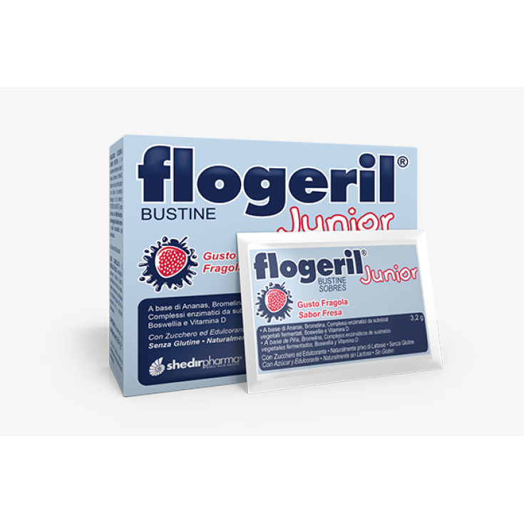 Flogeril® Junior Sabor Fresa ShedirPharma® 20 Sobres