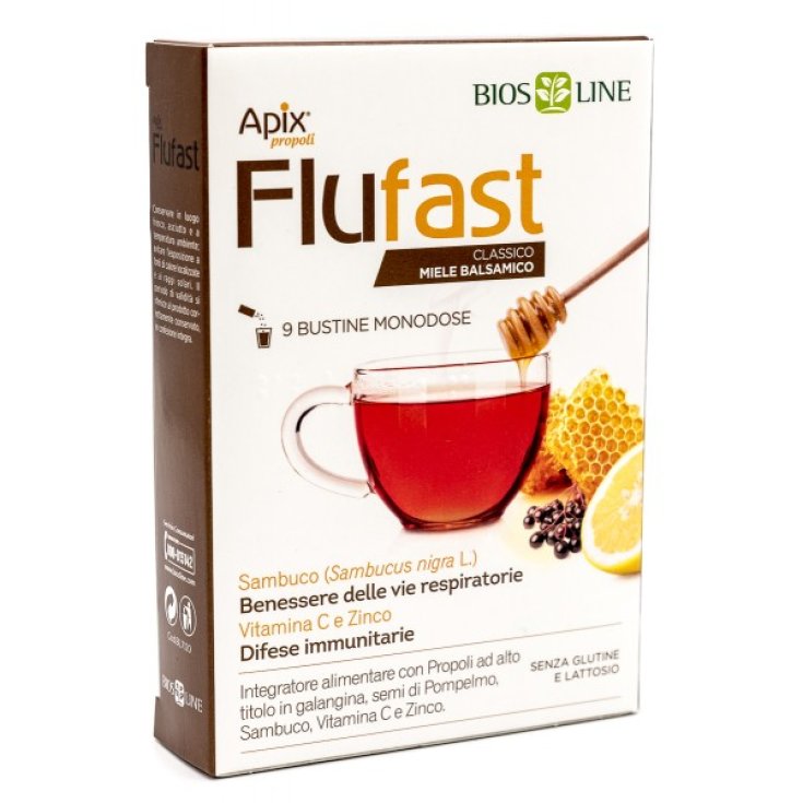 Flufast Apix BiosLine 9 sobres monodosis