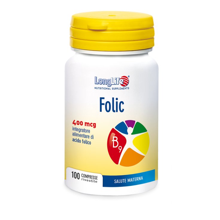 Fólico 400mg LongLife 100 Incluidos Recubiertos