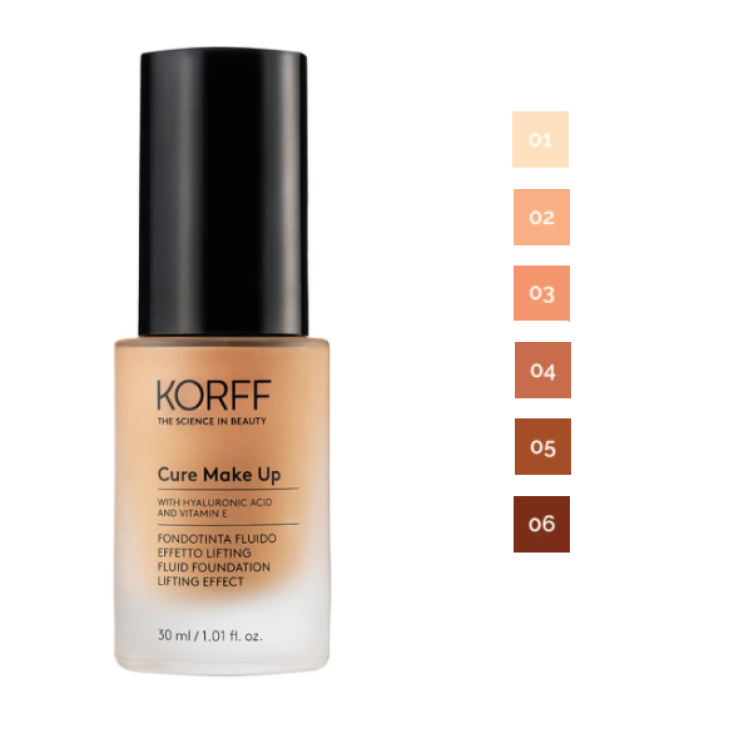 Base de Maquillaje Fluida Efecto Lifting Cura Maquillaje KORFF 02 30ml