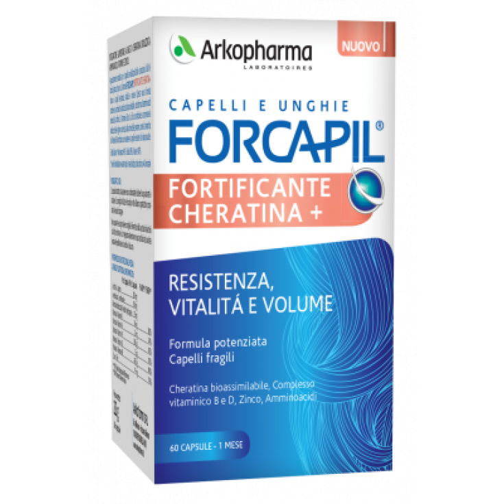 Forcapil Fortificante Keratina + Arkopharma 60 Cápsulas