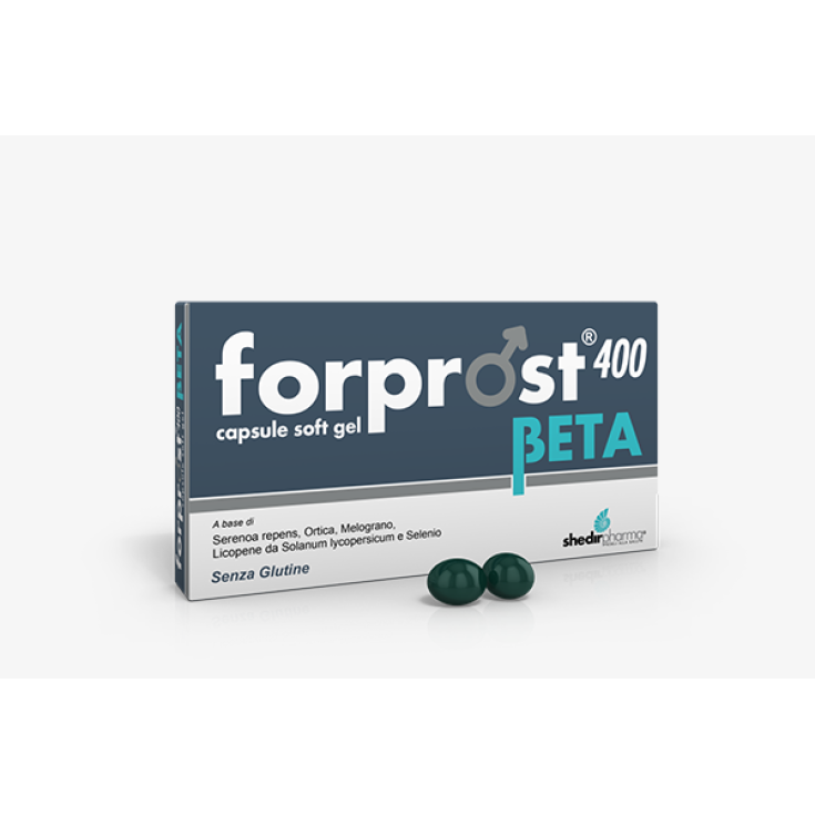 Forprost® 400 Beta ShedirPharma® 15 Cápsulas de gelatina blanda