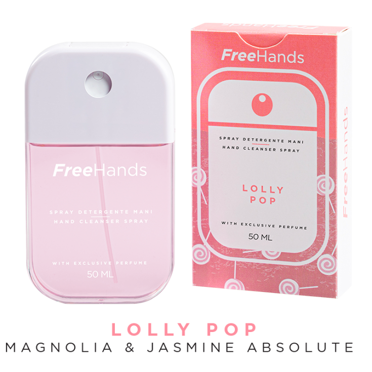 Spray limpiador de manos con fragancia FreeHands Lolly Pop 50 ml