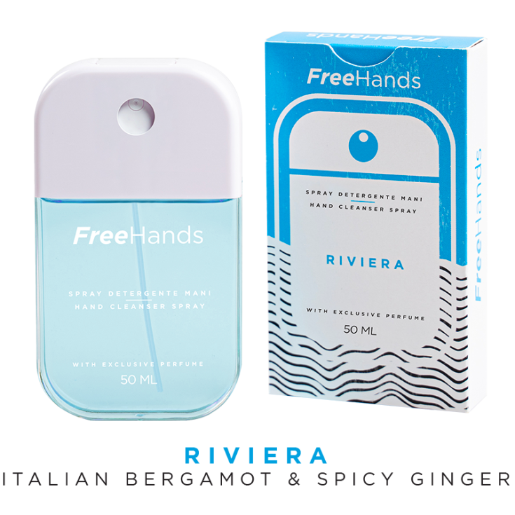 FreeHands Riviera Spray Limpiador de Manos con Fragancia 50ml