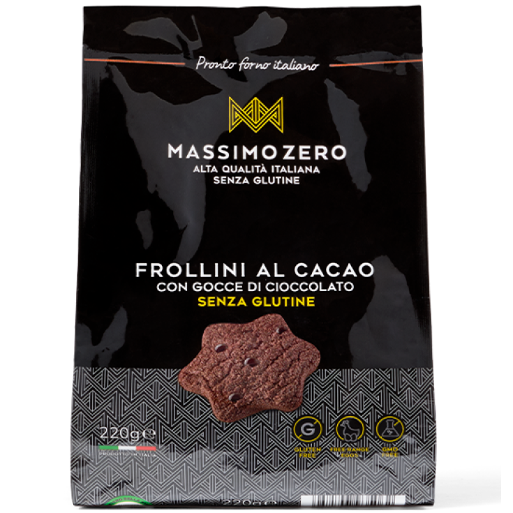 Galletas De Mantequilla De Cacao Con Gotas De Chocolate MASSIMO ZERO 220g