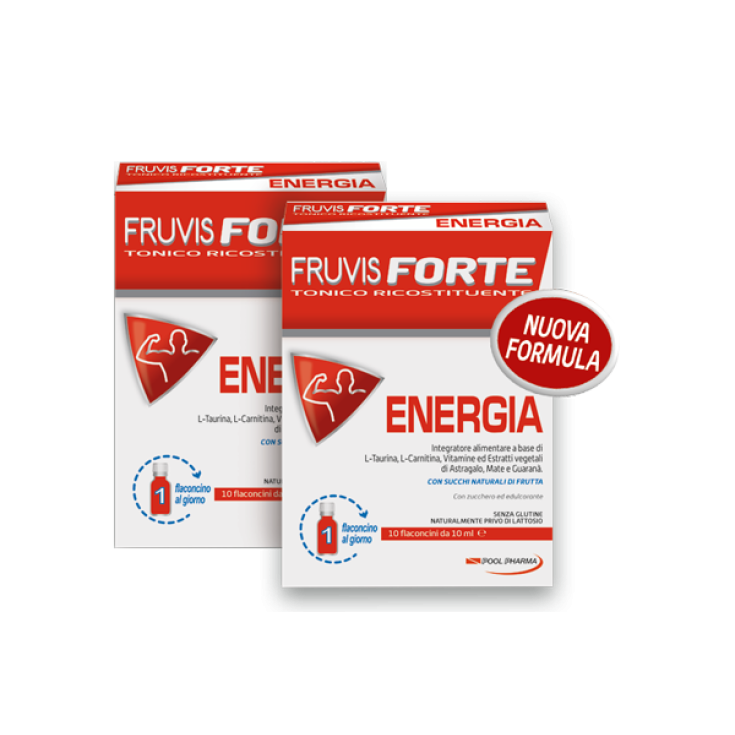 Fruvis Forte Energia Pool Pharma Nueva Formula 10 Viales De 10ml