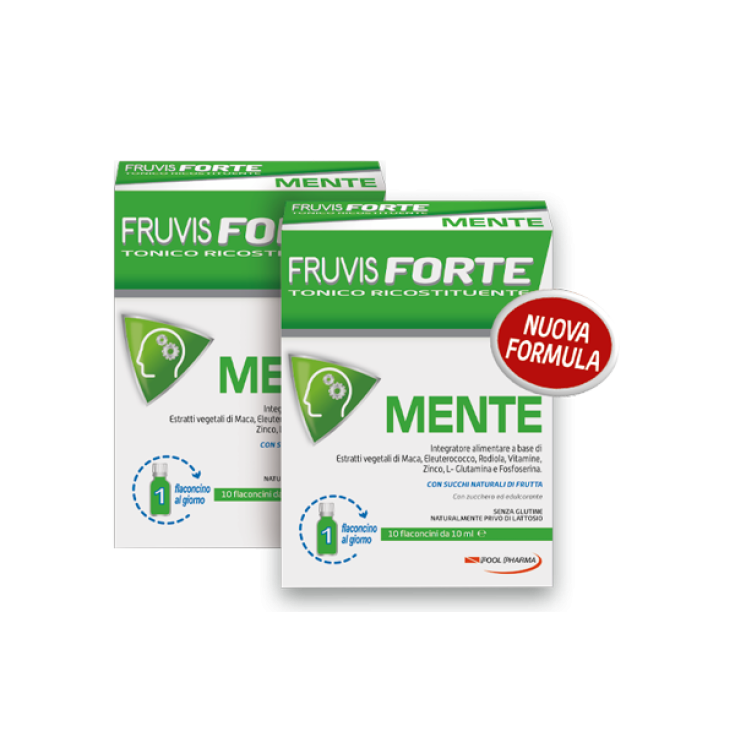 Fruvis Forte Mente Pool Pharma Nueva Fórmula 10 Viales 10ml