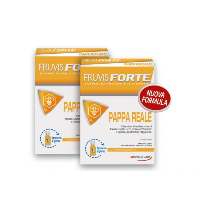 Fruvis Forte Jalea Real POOL PHARMA 10 Viales 10ml