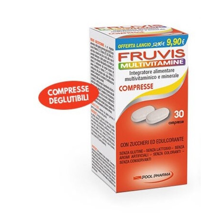 Fruvis Multivitaminas POOL PHARMA 30 Comprimidos