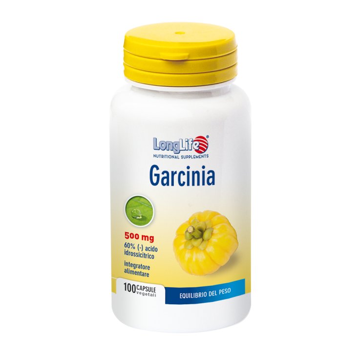 Garcina 500mg LongLife 100 Cápsulas Vegetarianas