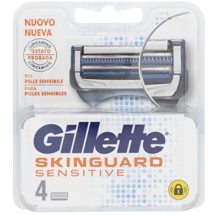 SkinGuard Sensitive GILLETTE 4 Cuchillas