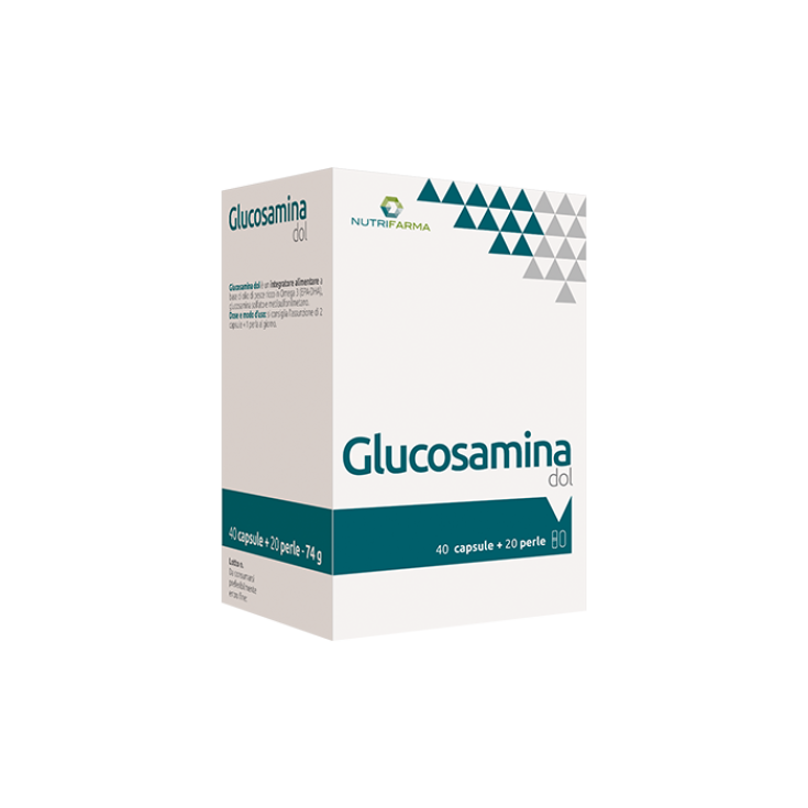 Glucosamina dol NutriFarma de Aqua Viva 40 Cápsulas + 20 Perlas