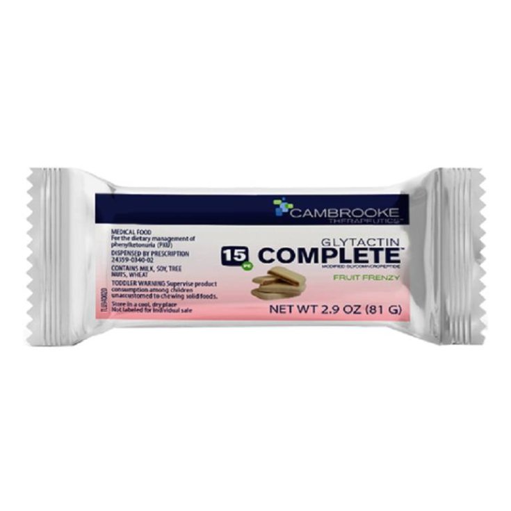 Glytactin Complete® 15 Frutas 12+ Barras Cambrooke