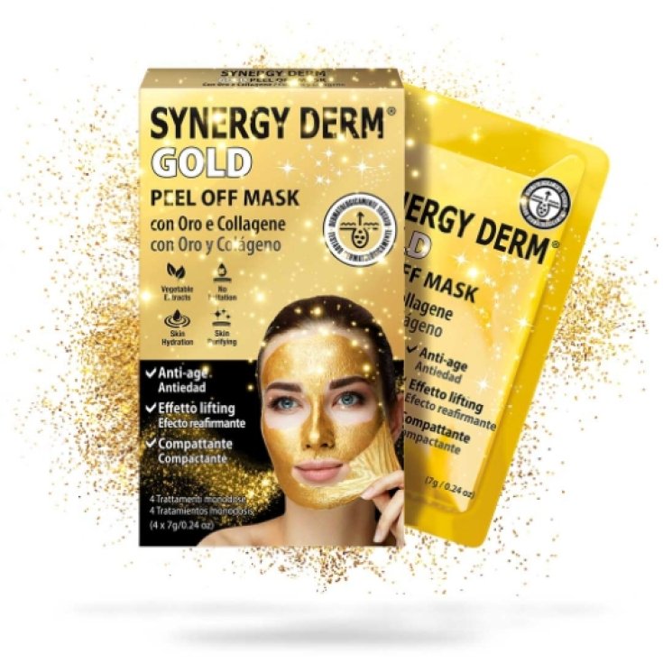 Mascarilla Peel Off Dorada Synergy Derm® 15ml