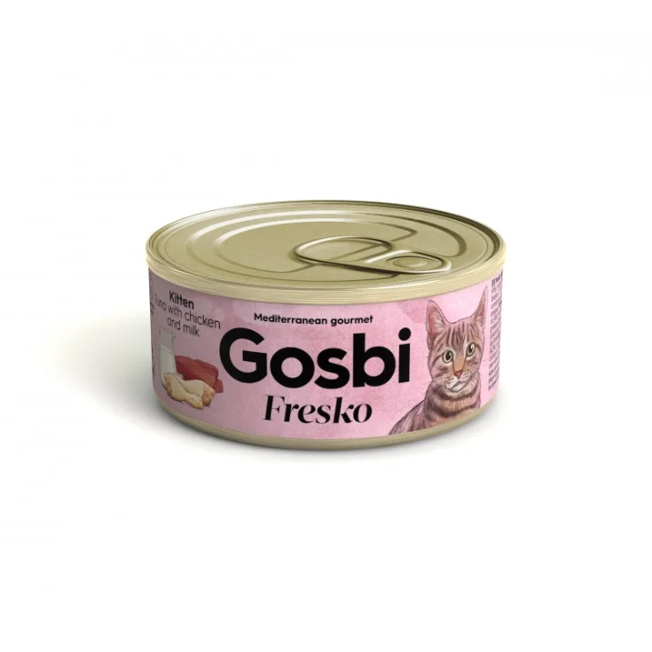 Gosbi Fresko Adult Atún Con Pollo Y Leche GOSBI PetFood 70g