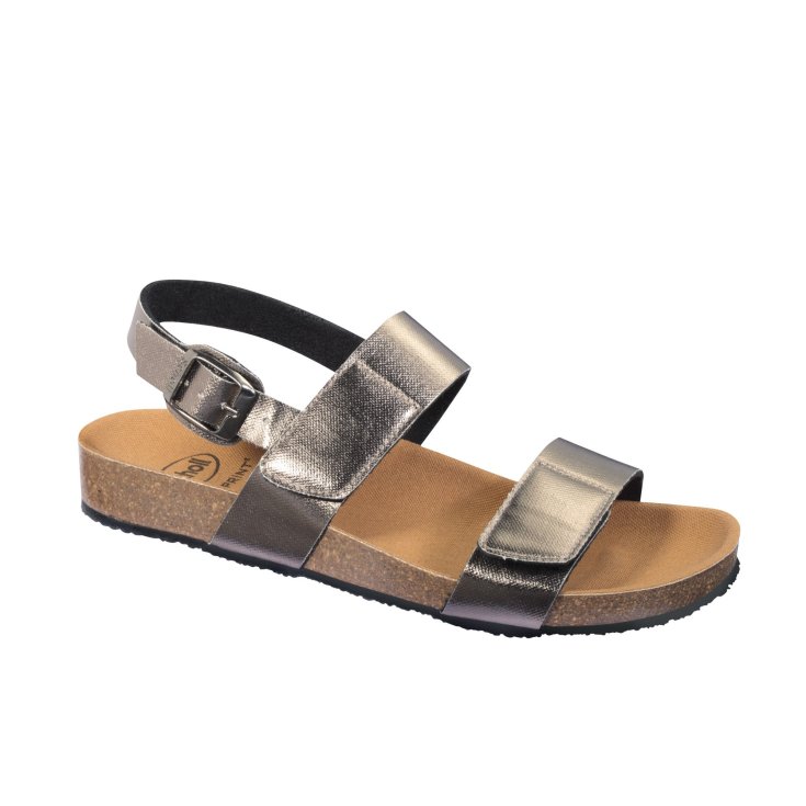 Sandalia Verde Sandalia Mujer Scholl® Plata Bioprint® Talla 40
