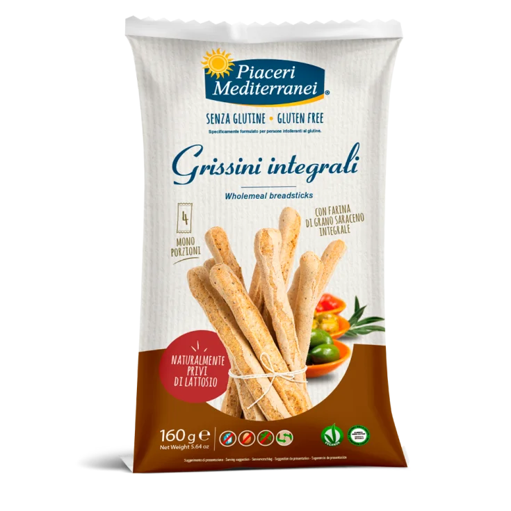 Palitos de Pan Integrales Piaceri Mediterranei 160g