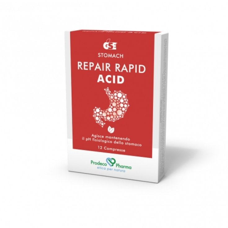 GSE REPAIR RAPID ACID Prodeco Pharma 12 Comprimidos
