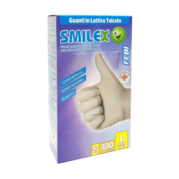 Smilex Febi Guantes Latex 100 Piezas