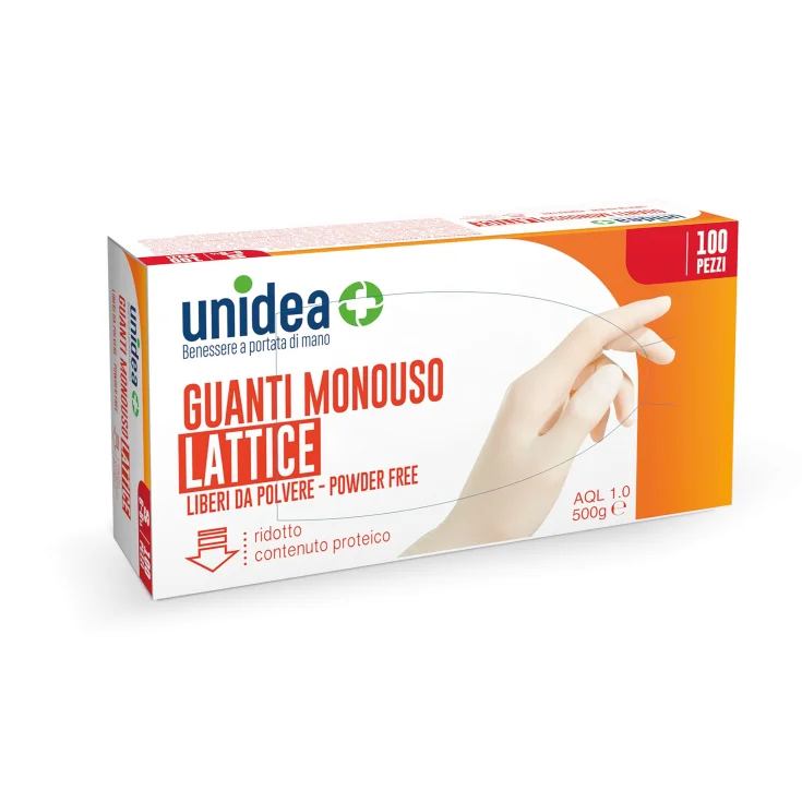 GUANTES LATEX unidea Medida L 100 Piezas